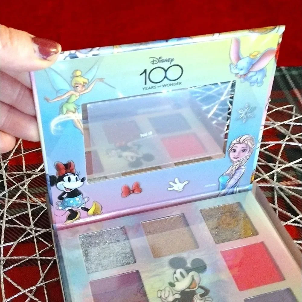 Disney 100 Eye Shadow‎ Palette with Mirror and Brush NWT
